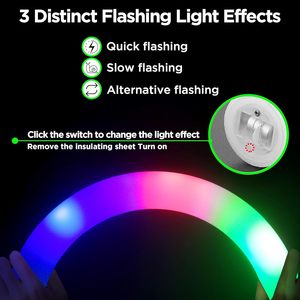 Articles de fête dans l'obscurité : 3 modes, lumières LED clignotantes colorées, fournitures de fête néon - Product Image 5
