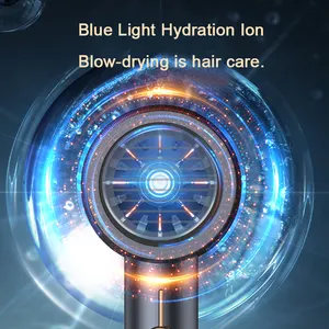 Upgraded High-Speed Anion Home Hair Dryer Quick Drying For Outdoor Use With Concentrator Nozzle
