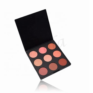 Palette de fard à joues professionnelle pour le maquillage du visage, 9 couleurs, kit de fard à joues à marque privée - Product Image 3
