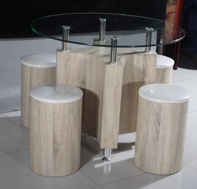 Роскошные стеклянные обеденные столы, мебель для столовой, стол из МДФ