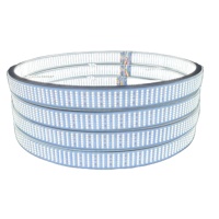 Lumina 12-13.8V 4 piezas Anillo de luz LED para rueda 12 filas Blanco Ámbar 17 pulgadas Doble cara 2136LM Ámbar 3952LM Blanco para SUV Camión