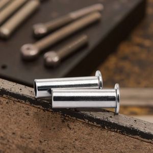 Rivets semi-tubulaires en acier inoxydable 304, tête bombée, 3 mm, 4 mm, 5 mm, résistants à la corrosion, norme ISO, diamètre personnalisable pour - Product Image 1