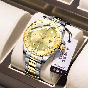 POEDAGAR 680 Montre-bracelet de luxe pour homme à mouvement quartz, en <span class=keywords><strong>acier</strong></span> inoxydable, avec aiguilles lumineuses, Reloj Hombre - Product Image 1