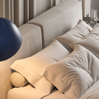 Lit en tissu minimaliste italien moderne, cadre de lit double, lit king size, lit queen size pour chambre à coucher