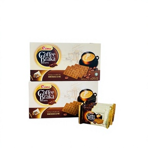 Galletas de Chocolate con Café Braka Premium, Galletas Saladas Crujientes, Caja de 150g, Vietnam, 12 Meses de Caducidad, Fábrica OEM ODM - Product Image 1