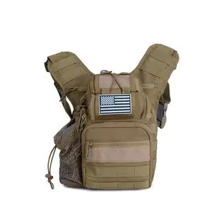 LUPU su geçirmez kamera çantası, açık spor omuz sling askılı çanta kamuflaj su geçirmez taktik askılı çanta ODM