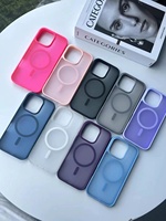 Coque de téléphone magnétique mate au toucher doux pour iPhone 17 16 15 14 13 12 11 Pro Max Plus 17 Air Ultra