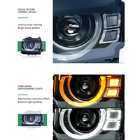 Accessoires de phares de voiture à lentille haute brillance pour Jetour Traveller/Shanhai T2, transformation en phares de style Defender