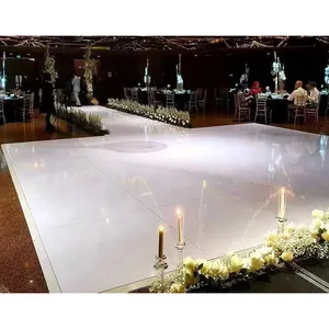 Lantai Dansa Putih Mengilap Lantai Dansa Catwalk Putih untuk Jalan Setapak Pernikahan