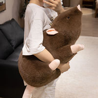 Vente en gros d'adorables poupées en peluche en coton super doux pour la maison, souris, animaux en peluche réalistes et personnalisés, cadeaux pour enfants