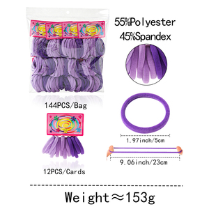 ยางรัด<span class=keywords><strong>ผม</strong></span>ไนลอน IFOND แบบไร้รอยต่อ ขนาด 5 ซม. 144 ชิ้น หลายสี ทำจากโพลีเอสเตอร์ สำหรับผู้หญิงและเด็กผู้หญิง มัดผมหางม้า - Product Image 2