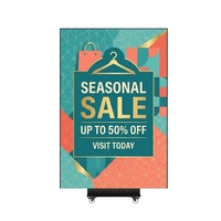 Máquina de Publicidad Vertical con Pantalla LED de 80 Pulgadas, P1.53, P1.86, P2.5, Android 11, 2K HD, Pantalla Digital para Interiores