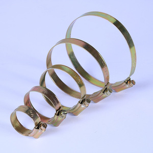 Jiaheng Fasteners <b>Hose</b> <b>Clamps</b> 10-160mm Zinc Plated Iron Throat <b>Clamp</b> For Pipe And Rubber <b>Hose</b> - Product Image 1