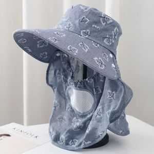 หมวกเก็บใบชาสำหรับผู้หญิง ลายใบเมเปิ้ลสีชมพู ระบายอากาศได้ดี ป้องกันแสงแดด ผ้าคลุมหน้าผ้าฝ้ายสำหรับฤดูร้อนกลางแจ้ง - Product Image 2