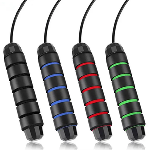 CHOOYOU – poignée pondérée d'entraînement de Fitness, fil d'acier enduit de PVC, vitesse réglable, <span class=keywords><strong>corde</strong></span> à <span class=keywords><strong>sauter</strong></span> - Product Image 6