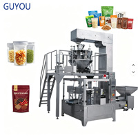 Machine d'emballage rotative à petite échelle pour sachets préformés, mini-remplisseuse et scelleuse Doypack pour la production alimentaire des petites entreprises
