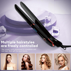 <span class=keywords><strong>Lisseur</strong></span> et boucleur de cheveux 2-en-1 professionnel – La meilleure brosse lissante portable pour coiffer les cheveux - Product Image 5