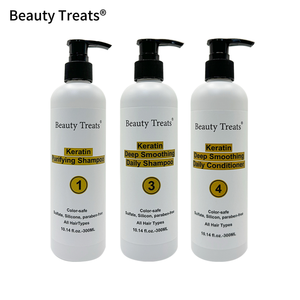 Kit de Cuidado Capilar con Queratina Orgánica Natural, Aceite de Coco, Argén, Queratina Hidrolizada, Fórmula Profesional de Salón para Nutrir el Cabello - Product Image 5