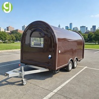 Camion de restauration mobile entièrement équipé Goeasy pour la vente de nourriture rapide en Europe, en particulier en Espagne