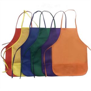 Delantales Desechables Personalizados al por Mayor, Económicos, de Tela No Tejida, para Niños, para Pintar/Dibujar - Product Image 1