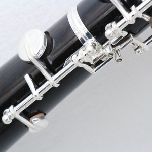 Oboe de alta calidad, instrumento de oboe chino de nivel profesional, <span class=keywords><strong>cuerpo</strong></span> óseo plano E plateado C, incluye estuche de oboe y caña - Product Image 4