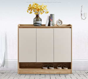 Estantes de zapateros blancos inteligentes, armarios, <span class=keywords><strong>muebles</strong></span>, puertas modernas de madera - Product Image 2