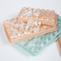 Nouvelle Glacière Congélateur Rapide OEM/ODM pour Réfrigérateur Domestique avec Couvercle en Silicone pour Cubes de Glace Sphériques Faits Maison en Forme de Diamant