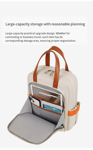 ハンドバッグコンピュータハイエンドFeel Lady'sバックパック旅行学生厚手多機能耐摩耗性ファッションビジネスバックパック - Product Image 3