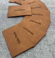 Étiquettes et Badges en Cuir Véritable Personnalisés de Haute Qualité, Gaufrés du Logo, en Cuir PU pour Chapeaux, Vêtements, Jeans et Sacs à Main