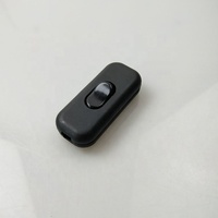 2/3 Core 250V 6A Besar Saat Ini Kualitas Tinggi Bipolar Off Meja Lampu Meja Lampu Lantai Push Button Di line Switch Sekrup Fitting