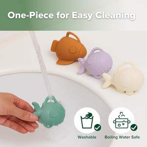 Novo Conjunto de Brinquedos de Pesca para Banho de Bebê 2026, Brinquedo de Pesca para Banheira de Silicone de Grau Alimentício Sem Mofo para Crianças, Brinquedos Flutuantes para Banheira Sem BPA - Product Image 2