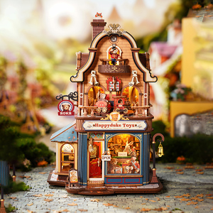 Robotime Rokr DIY Gift Set EAM01 Happyduke Toys Music Box Assemble <span class=keywords><strong>3D</strong></span> Wooden Puzzles - Product Image 2