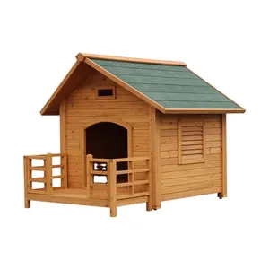 Outdoor Wooden Dog House For Large Dogs Cedar Dog Kennel