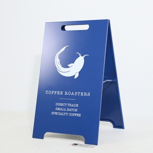Foldable Stainless Steel A-<b>frame</b> Sign Sidewalk Signs Outdoor Stand Double Sided Advertising Boards a <b>Frame</b> Sign - Product Image 3