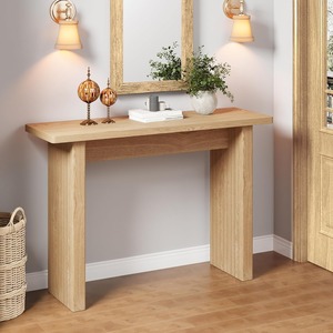 <span class=keywords><strong>Mesa</strong></span> Consola Larga y <span class=keywords><strong>Estrecha</strong></span> de Madera Natural Estilo Rústico Moderno para Entrada, Venta al por Mayor de Fábrica - Product Image 1
