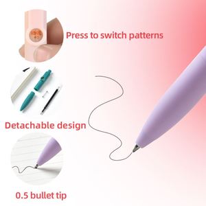 High-Value Customizable Mini Pocket Pen Portable 0.5mm Plastic Ballpoint Pen with Click-Action <b>Gel</b> Signature <b>Bouncing</b> Pen - Product Image 3