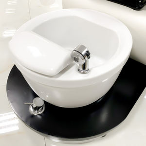 Chaises de spa pour pédicure en acier inoxydable pour salon de manucure - Chaise pivotante portable avec drainage automatique, design moderne et luxueux - Product Image 4