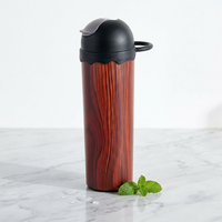 Bouteille de vélo en PP de 380 ml, forme crème glacée, avec logo personnalisé, réutilisable, écologique, sans BPA, sécuritaire pour les aliments, avec bouchon rabattable, idéale pour le camping