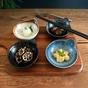 Vintage Style <b>Ceramic</b> Dried Fruit Snack Bowl 4inch Porcelain Sushi Seasoning Dish Hotel Tableware Soy Sauce Vinegar Dish - Product Image 1