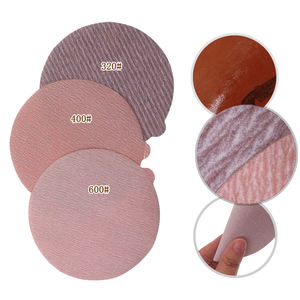 กระดาษทรายกลมขนาด 5 นิ้ว 125 มม. แบบ PSA สำหรับขัดแห้ง แผ่นขัดแบบมีกาว สำหรับเครื่องมือขัดเงา ขัดโลหะ งานไม้ รถยนต์ - Product Image 2