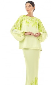 SIPO-Kebaya de poliéster para mujeres musulmanas, conjuntos modernos de moda blanca de poliéster para adultos, casuales y modernos - Product Image 2