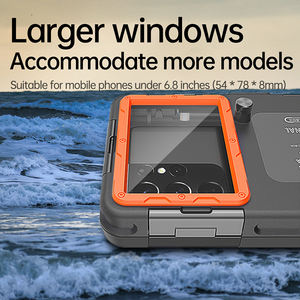 Mise à niveau de la 2e génération, 15 mètres de plongée, coque de téléphone professionnelle universelle étanche pour plongée/natation/plongée en apnée - Product Image 5