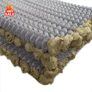 Rolo de tecido para cercas de segurança, 50x50 60x60 3ft 4ft 5ft 6ft 8ft 7 8ft de altura, alta galvanização, preto, para jardim, elo de corrente, para cercas, para venda