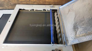 Machine de fusion de tissus d'occasion <span class=keywords><strong>Oshima</strong></span> Presse de fusion de 600mm Presse de fusion compacte à bande transporteuse pour colliers, poignets, patte avant - Product Image 3