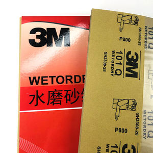 <span class=keywords><strong>Carta</strong></span> abrasiva impermeabile 3M 101Q P120-800 resistente all'usura per auto e lucidatura del legno <span class=keywords><strong>carta</strong></span> <span class=keywords><strong>vetrata</strong></span> con <span class=keywords><strong>acqua</strong></span> smerigliata - Product Image 4