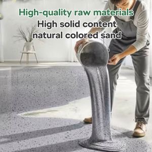 Revêtement de sol en terrazzo époxy coloré imitation marbre résistant à l'usure DEQI pour sols en béton de bureaux - Product Image 2