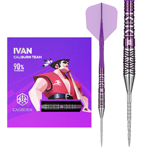 ลูกดอกปาเป้ารุ่นใหม่ Caliburn Players <span class=keywords><strong>IVAN</strong></span> <span class=keywords><strong>II</strong></span> ซีรีส์ น้ำหนัก 20 กรัม 23 กรัม 25 กรัม ทำจากทังสเตน 90% - Product Image 5