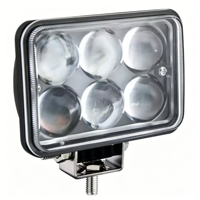 Nouvelle lampe de travail LED 4,3 pouces 18W avec lentille 4D, étanche IP68, 12-48V, 1200lm, 6000K, en aluminium moulé sous pression, pour conduite auxiliaire tout-terrain