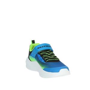 Skechers Baskets pour enfants Bleu Orange 403926L Chaussures en toile tendance - Product Image 5