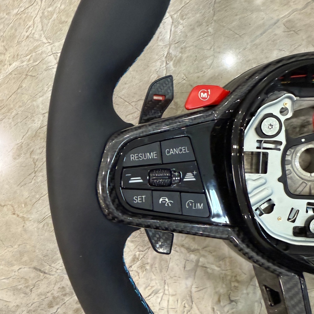 Custom CS M Leather Lenkrad Steering Wheel (BMW Fitment), photo 5